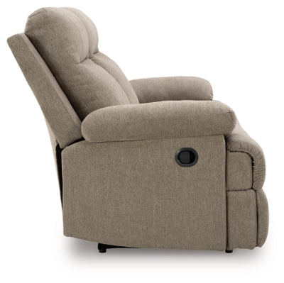 Side-Swipe Reclining Sofa with Drop Down Table - Ideal Furniture (Fresno,CA) 