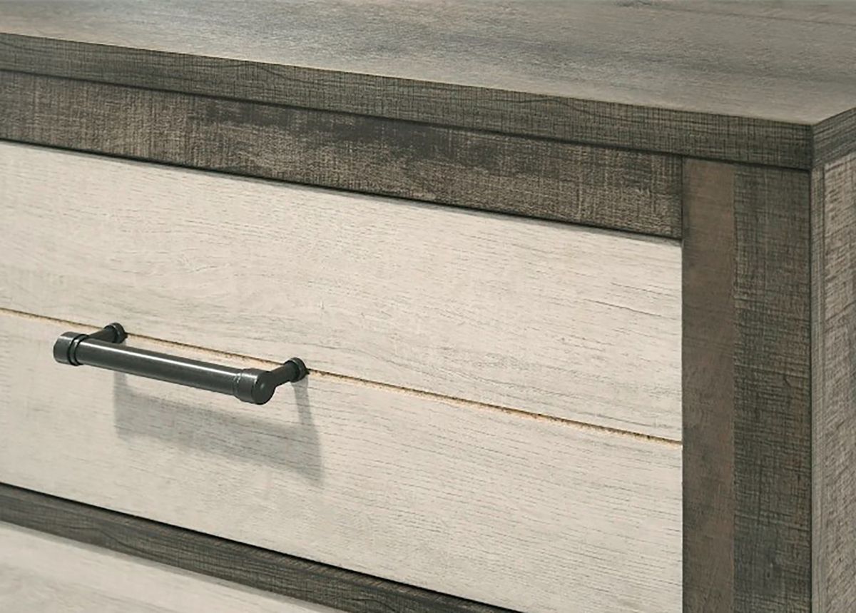 Crown Mark Furniture Rhett 4 Drawer Chest in Gray - Ideal Furniture (Fresno,CA) 
