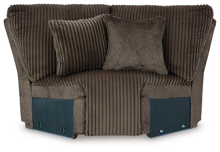 Top Tier Reclining Sectional with Chaise - Ideal Furniture (Fresno,CA) 