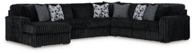 Midnight-Madness Sectional with Chaise - Ideal Furniture (Fresno,CA) 