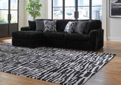 Midnight-Madness Sectional Sofa with Chaise - Ideal Furniture (Fresno,CA) 
