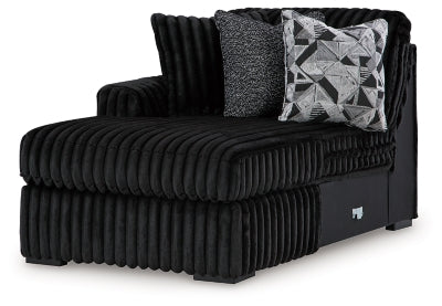 Midnight-Madness Sectional with Chaise - Ideal Furniture (Fresno,CA) 