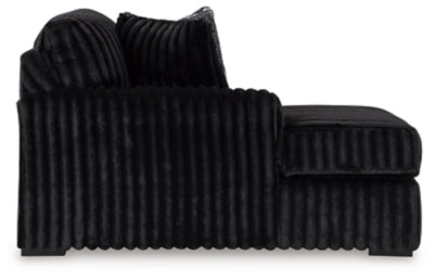 Midnight-Madness Sectional with Chaise - Ideal Furniture (Fresno,CA) 