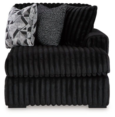 Midnight-Madness Sectional with Chaise - Ideal Furniture (Fresno,CA) 