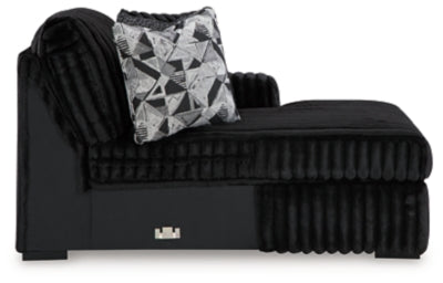 Midnight-Madness Sectional with Chaise - Ideal Furniture (Fresno,CA) 