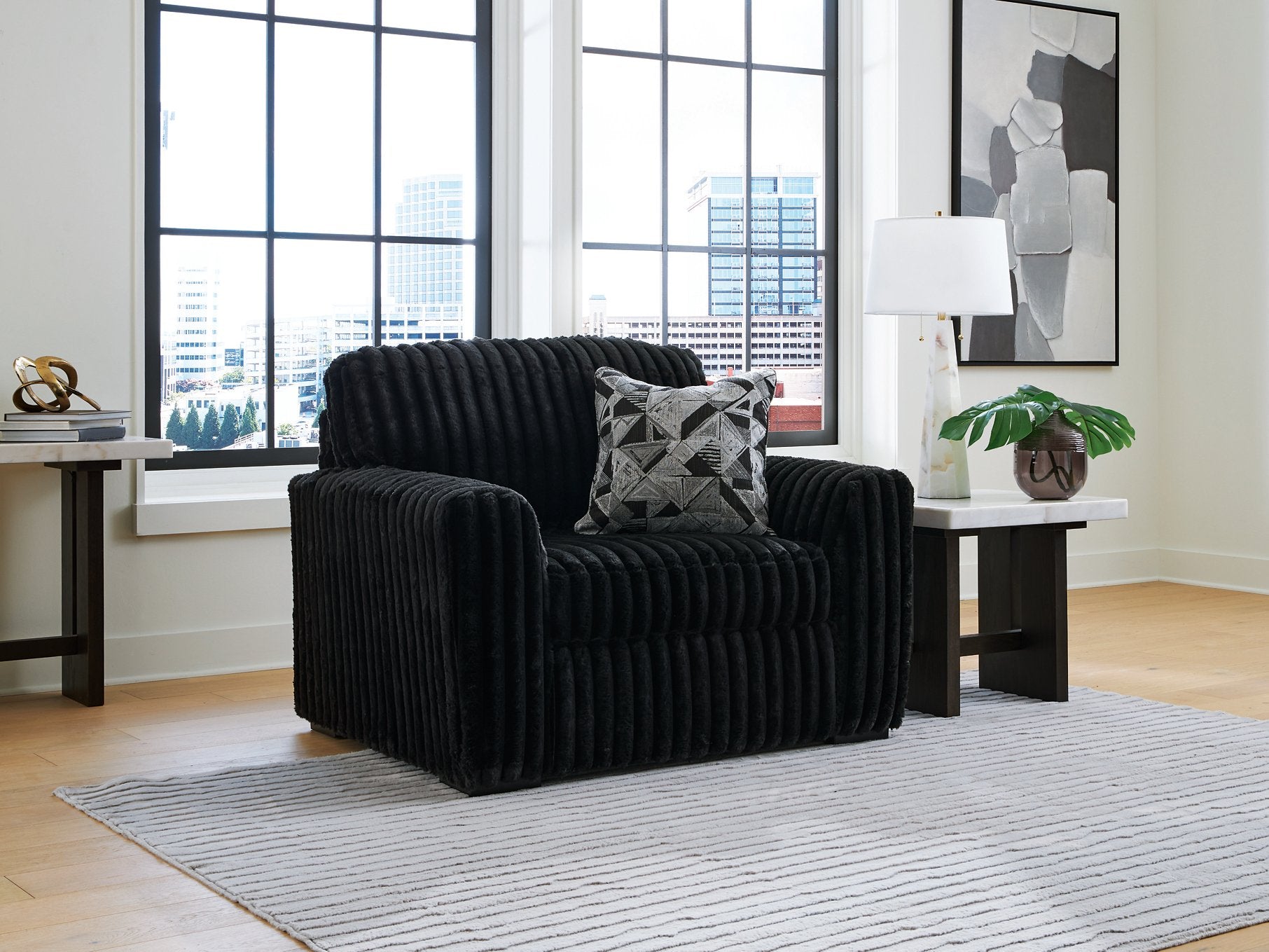 Midnight-Madness Oversized Chair - Ideal Furniture (Fresno,CA) 