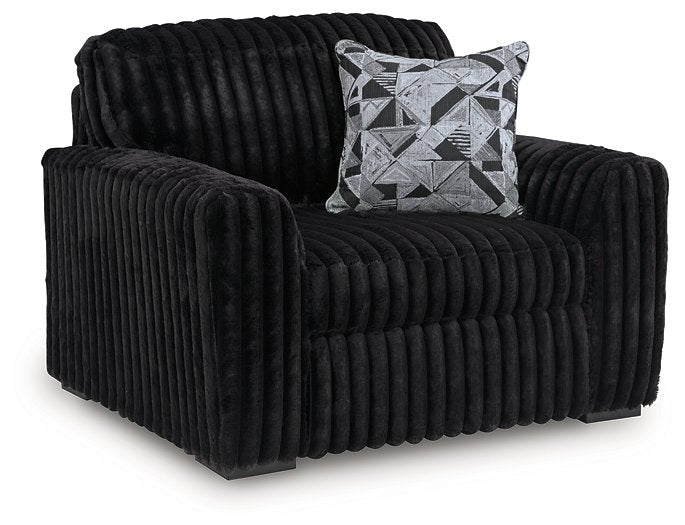 Midnight-Madness Oversized Chair - Ideal Furniture (Fresno,CA) 