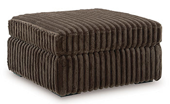 Midnight-Madness Oversized Accent Ottoman - Ideal Furniture (Fresno,CA) 