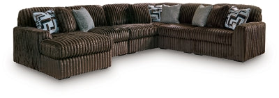 Midnight-Madness Sectional with Chaise - Ideal Furniture (Fresno,CA) 