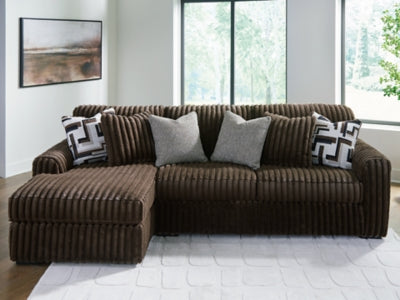 Midnight-Madness Sectional Sofa with Chaise - Ideal Furniture (Fresno,CA) 