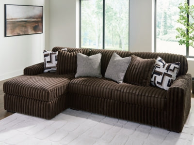 Midnight-Madness Sectional Sofa with Chaise - Ideal Furniture (Fresno,CA) 