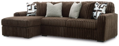 Midnight-Madness Sectional Sofa with Chaise - Ideal Furniture (Fresno,CA) 