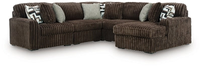 Midnight-Madness Sectional with Chaise - Ideal Furniture (Fresno,CA) 