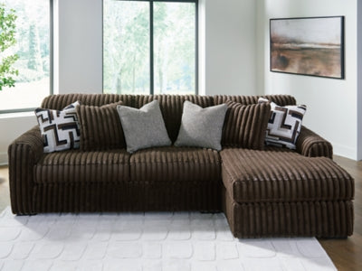Midnight-Madness Sectional Sofa with Chaise - Ideal Furniture (Fresno,CA) 