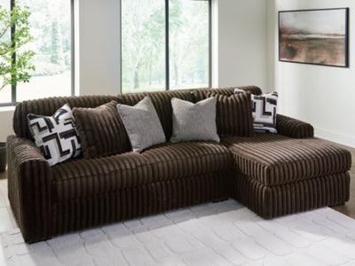 Midnight-Madness Sectional Sofa with Chaise - Ideal Furniture (Fresno,CA) 