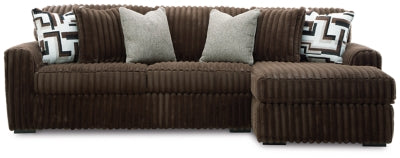 Midnight-Madness Sectional Sofa with Chaise - Ideal Furniture (Fresno,CA) 