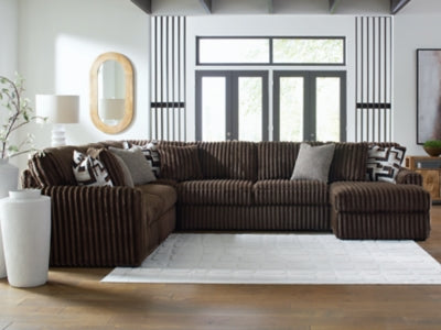 Midnight-Madness Sectional with Chaise - Ideal Furniture (Fresno,CA) 