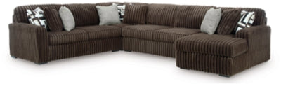 Midnight-Madness Sectional with Chaise - Ideal Furniture (Fresno,CA) 