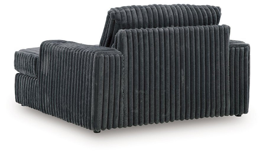 Midnight-Madness Oversized Chaise - Ideal Furniture (Fresno,CA) 
