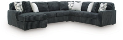 Midnight-Madness Sectional with Chaise - Ideal Furniture (Fresno,CA) 