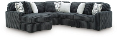 Midnight-Madness Sectional with Chaise - Ideal Furniture (Fresno,CA) 