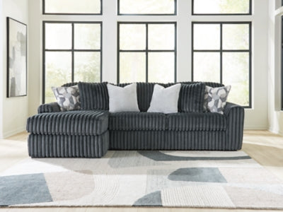 Midnight-Madness Sectional Sofa with Chaise - Ideal Furniture (Fresno,CA) 