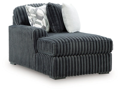 Midnight-Madness Sectional with Chaise - Ideal Furniture (Fresno,CA) 