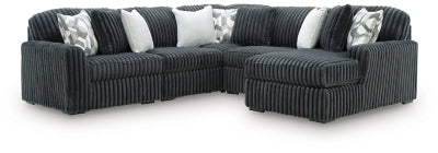 Midnight-Madness Sectional with Chaise - Ideal Furniture (Fresno,CA) 