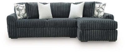 Midnight-Madness Sectional Sofa with Chaise - Ideal Furniture (Fresno,CA) 