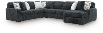 Midnight-Madness Sectional with Chaise - Ideal Furniture (Fresno,CA) 