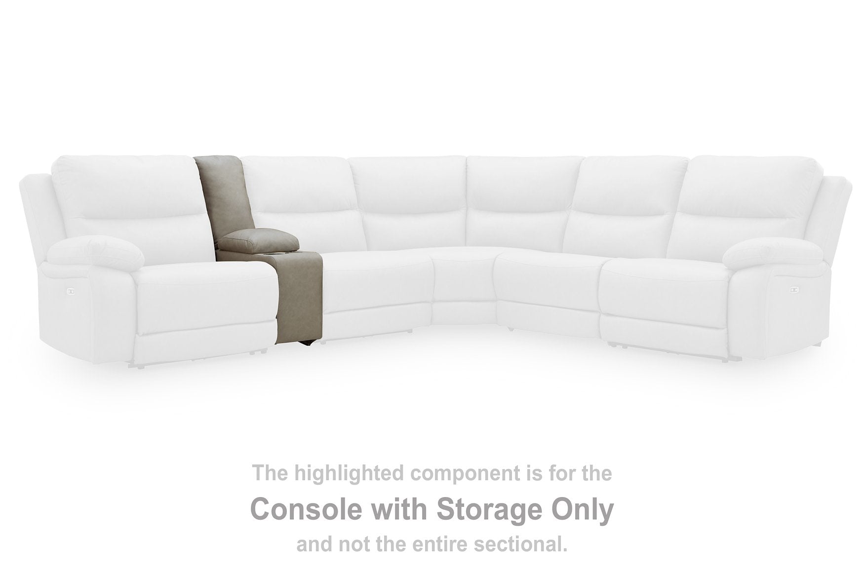 Narwhal Place Reclining Sectional with Storage Console - Ideal Furniture (Fresno,CA) 