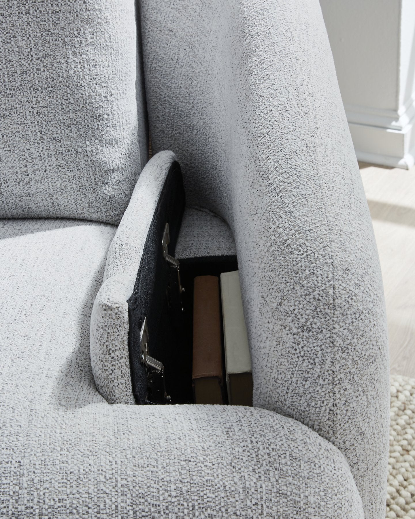 Alainmont Next-Gen Nuvella Swivel Power Recliner - Ideal Furniture (Fresno,CA) 