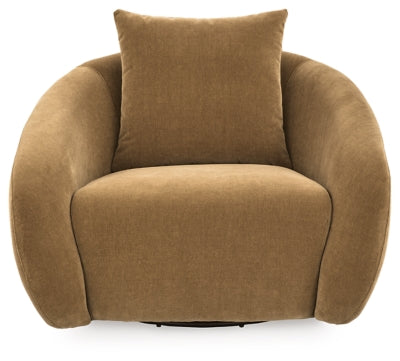 Yahya Swivel Accent Chair - Ideal Furniture (Fresno,CA) 