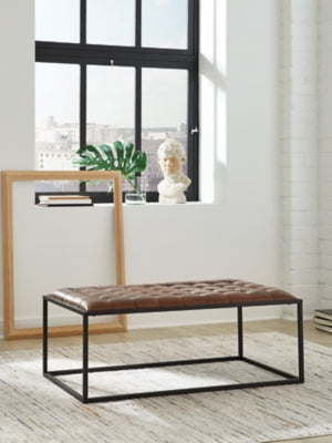 Junsor Coffee Table Ottoman - Ideal Furniture (Fresno,CA) 
