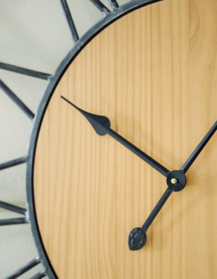 Brockett Wall Clock - Ideal Furniture (Fresno,CA) 