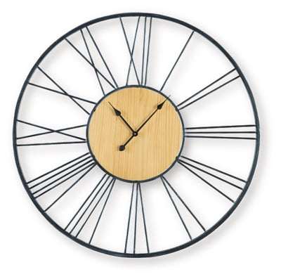 Brockett Wall Clock - Ideal Furniture (Fresno,CA) 