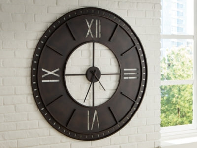 Lytle Wall Clock - Ideal Furniture (Fresno,CA) 