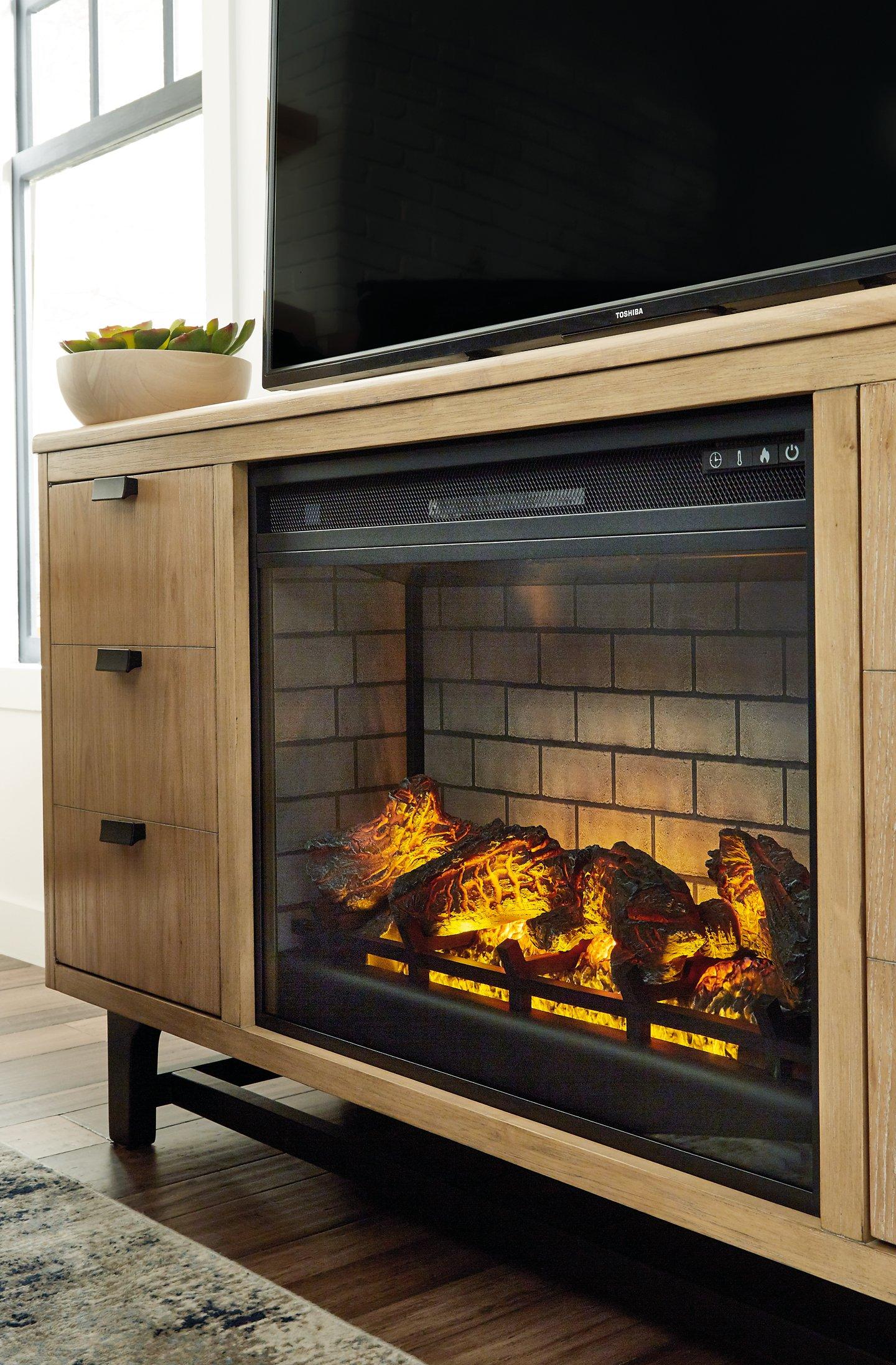 Wittenmyer 72" TV Stand with Electric Fireplace - Ideal Furniture (Fresno,CA) 