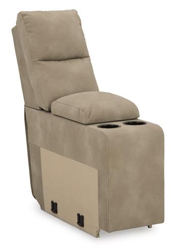 Next-Gen DuraPella Power Reclining Sectional Loveseat with Console - Ideal Furniture (Fresno,CA) 
