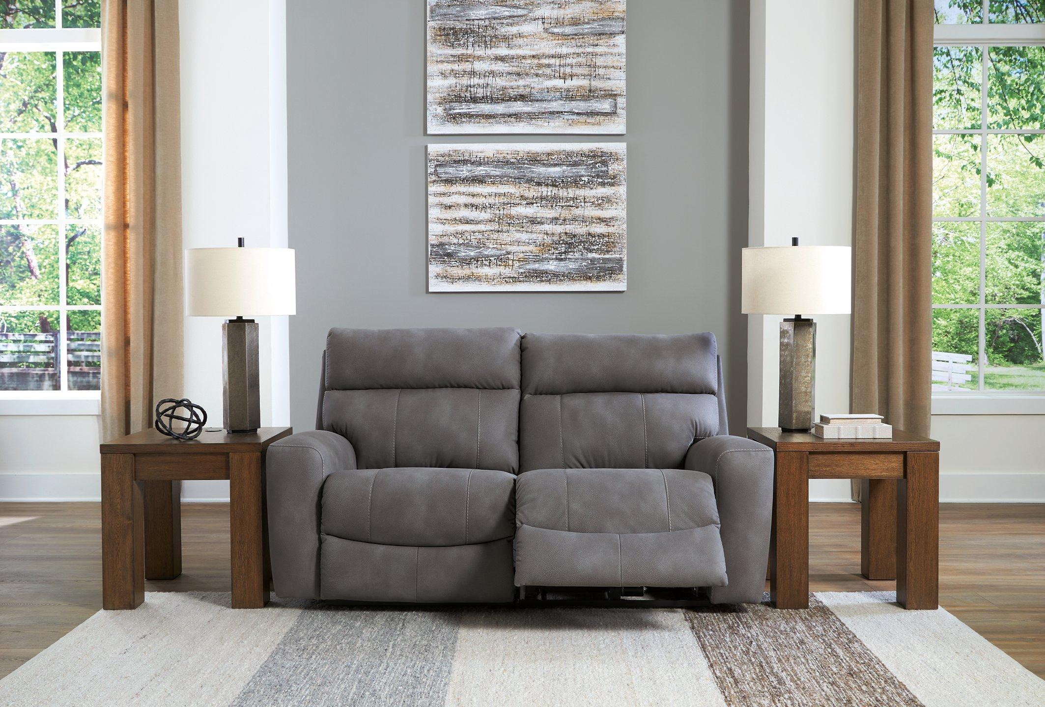 Next-Gen DuraPella Power Reclining Sectional Loveseat - Ideal Furniture (Fresno,CA) 