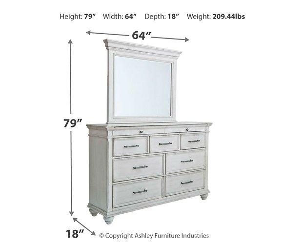 Kanwyn Dresser and Mirror - Ideal Furniture (Fresno,CA) 