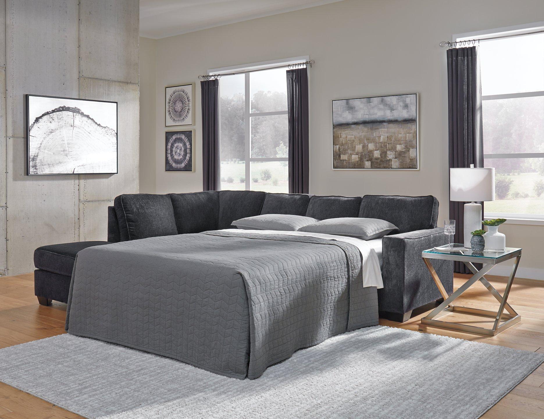 Altari Sleeper Sectional with Chaise - Ideal Furniture (Fresno,CA) 
