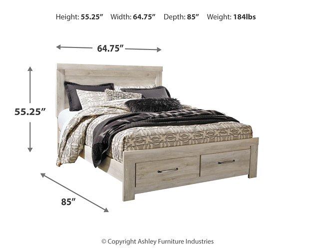 Bellaby Bed with 2 Storage Drawers - Ideal Furniture (Fresno,CA) 