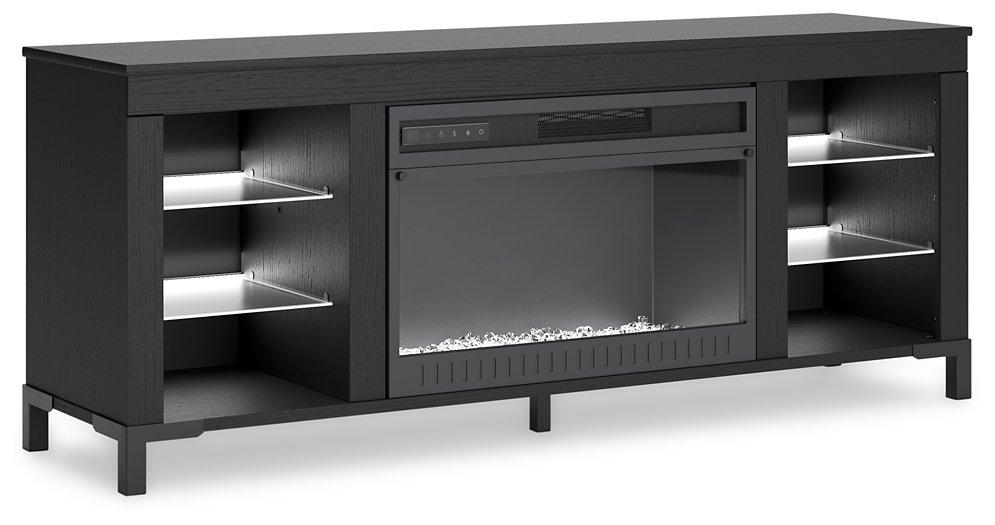 Cayberry 60" TV Stand with Electric Fireplace - Ideal Furniture (Fresno,CA) 
