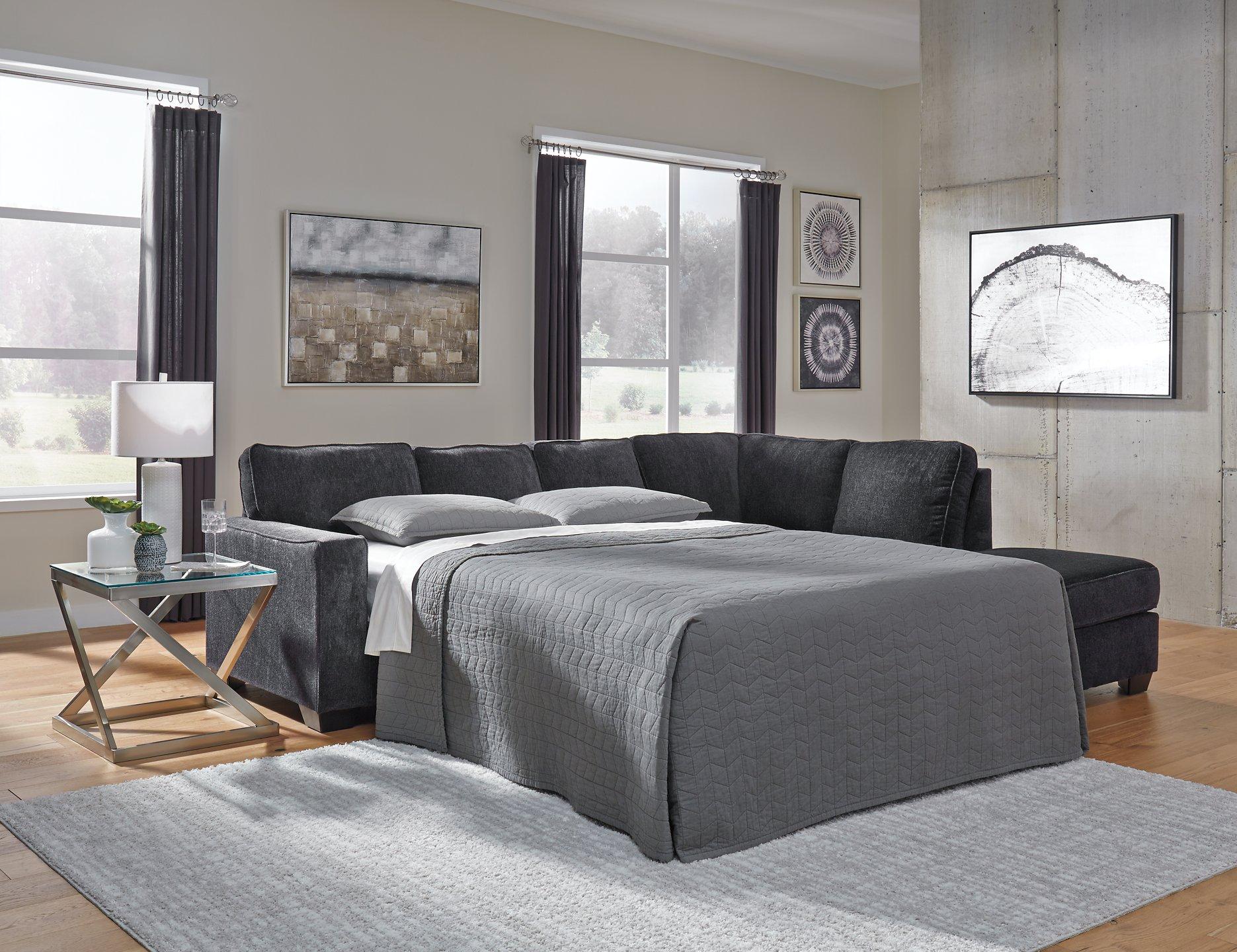 Altari Sleeper Sectional with Chaise - Ideal Furniture (Fresno,CA) 