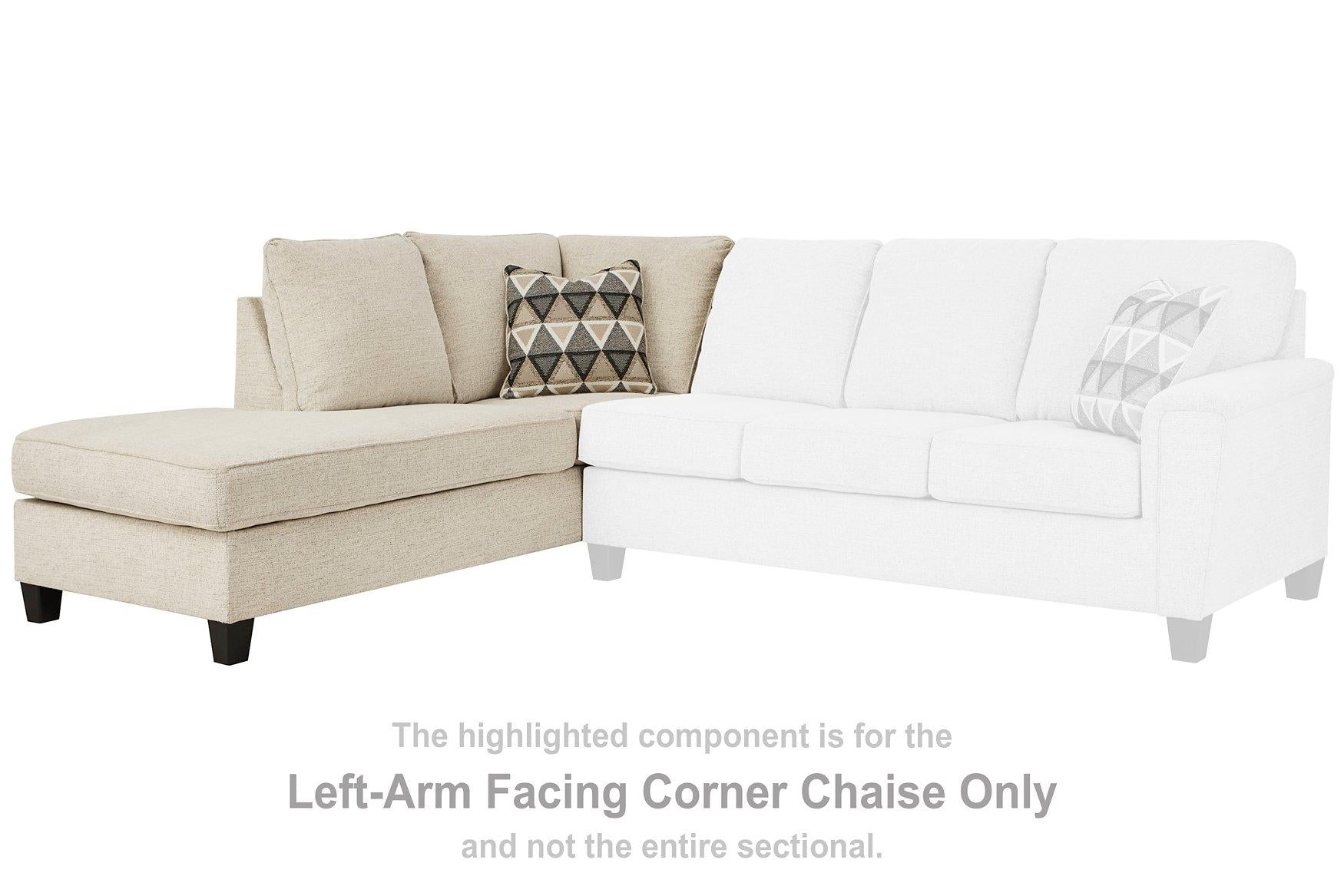 Abinger 2-Piece Sectional with Chaise - Ideal Furniture (Fresno,CA) 