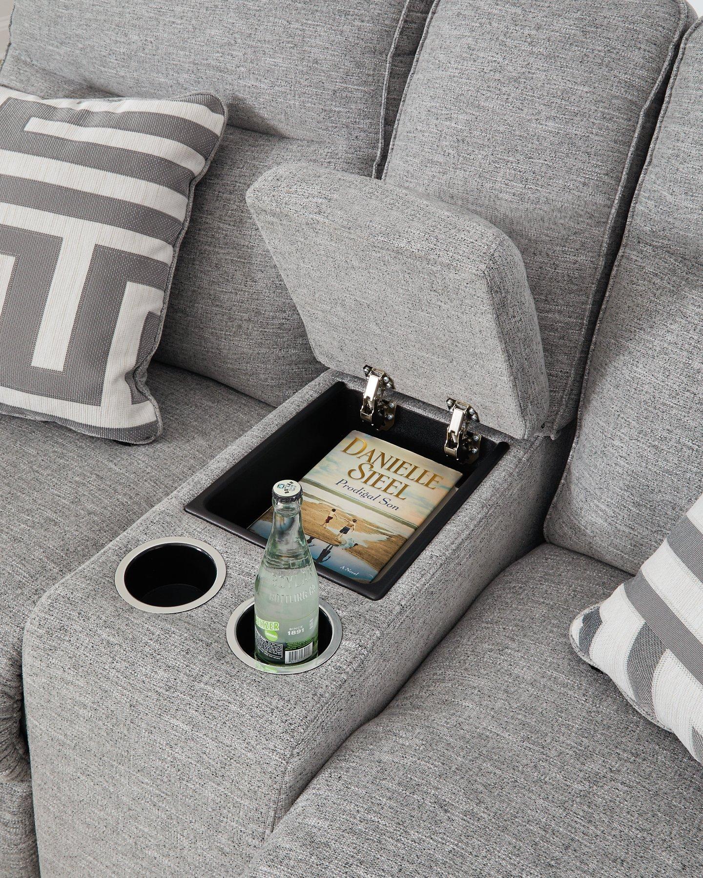 Biscoe Power Reclining Loveseat - Ideal Furniture (Fresno,CA) 