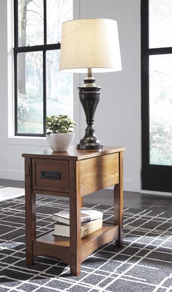 Breegin Chairside End Table - Ideal Furniture (Fresno,CA) 