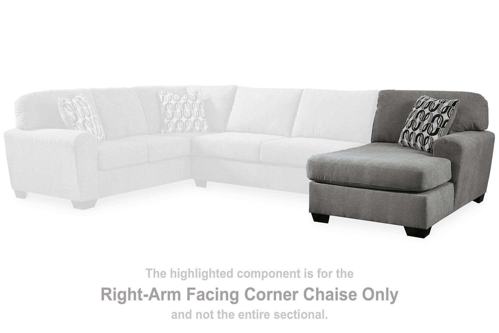 Birkdale Court Sectional with Chaise - Ideal Furniture (Fresno,CA) 