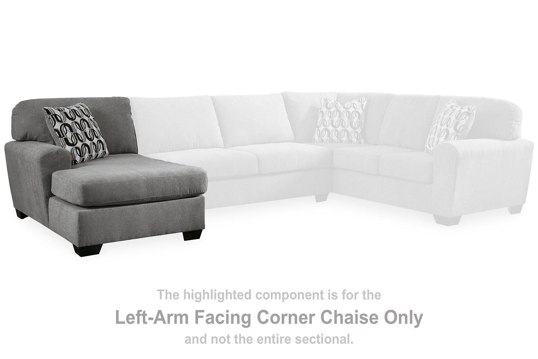 Birkdale Court Sectional with Chaise - Ideal Furniture (Fresno,CA) 